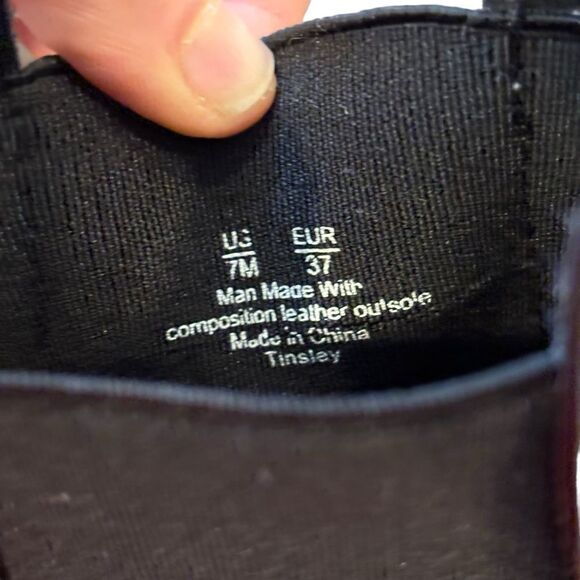 SAM EDELMAN Women's Size 7 TINSLEY Classic Chelsea Matte Black Rain Boots - Picture 7 of 7